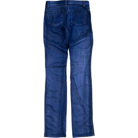 Tripp NYC Dark Blue Vector Grunge Skinny Jeans - Picture 1 of 7